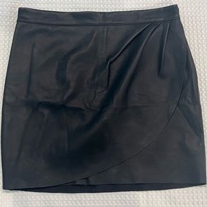 Express Faux Leather mini skirt